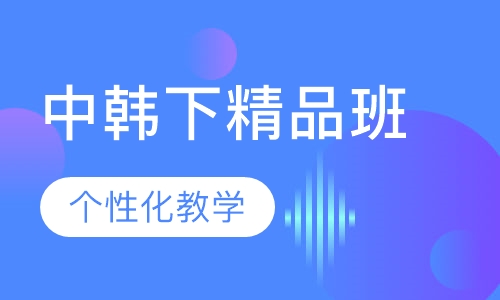 中韩下精品班