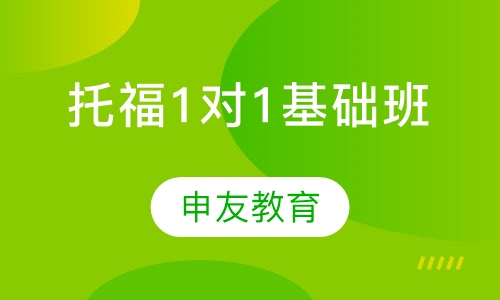 托福1对1VIP基础班