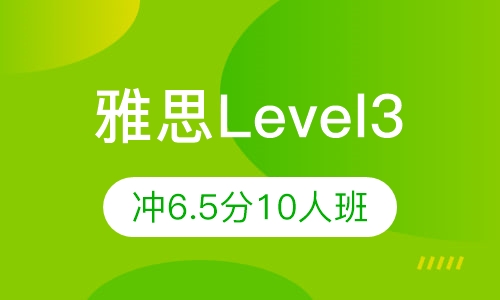 雅思能力端Level3冲6.5分10人班