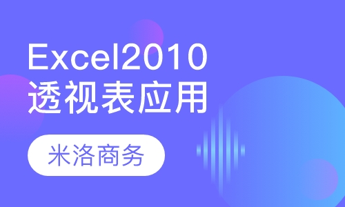 Excel 2010数据透视表应用