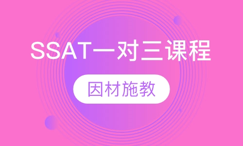 SSAT一对三课程
