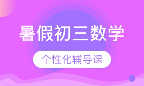 暑假初三数学
