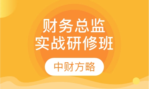 财务总监高级实战研修班