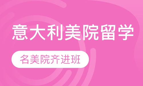 意大利名美院齐进班