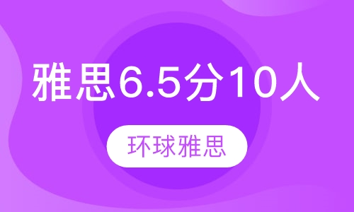 雅思6.5分10人班