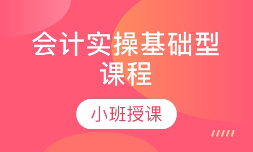 会计实操基础型课程