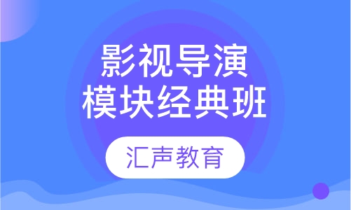 影视导演模块经典班