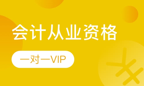 会计从业资格一对一VIP