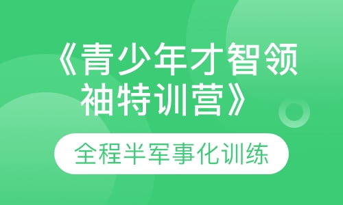 《青少年才智领袖特训营》课程