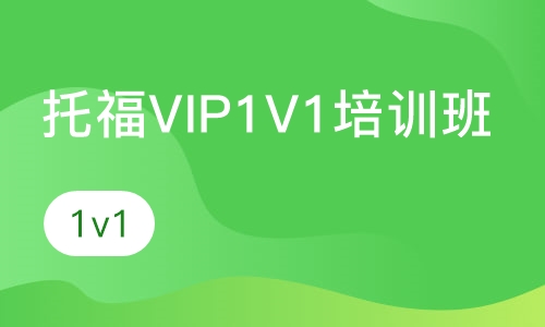 托福VIP1V1培训班