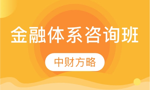 金融体系咨询方案班