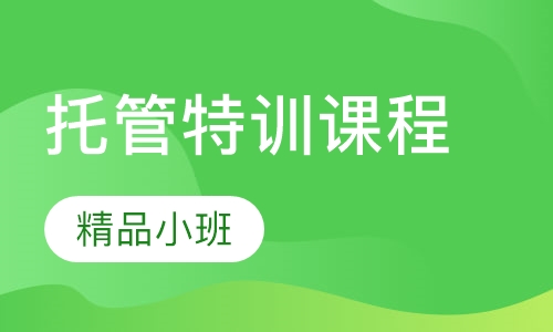 托管特训课程