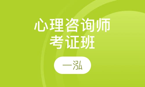 心理咨询师考证班