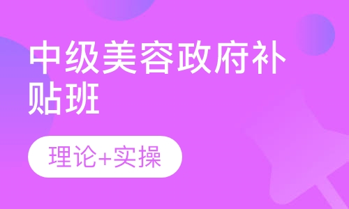 中级政府补贴班