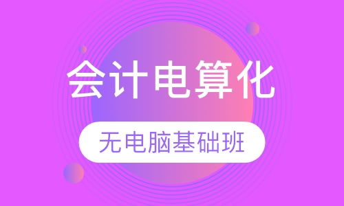 会计电算化无电脑基础班