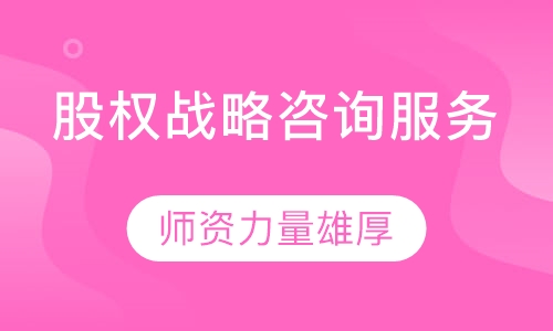 股权战略咨询服务