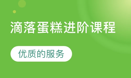 滴落蛋糕进阶课程