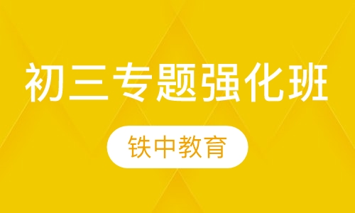 初三专题强化班