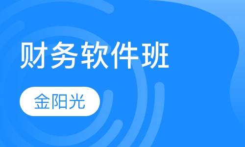 财务软件班