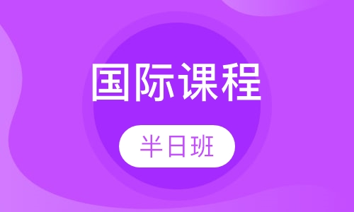 国际半日班课程