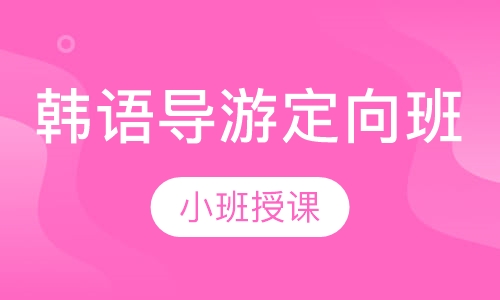 韩语导游定向班
