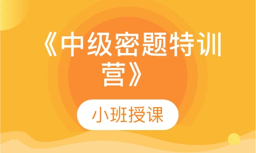 《中级密题特训营》