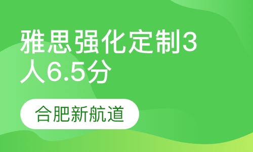 雅思强化定制3人6.5分班