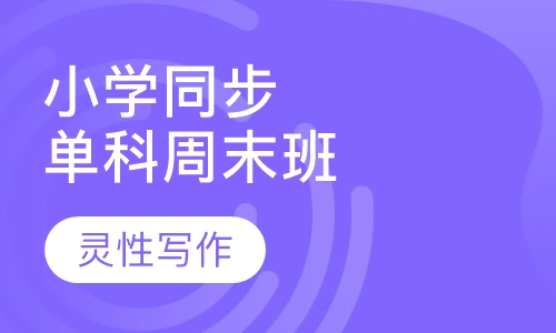 小学同步辅导单科周末班
