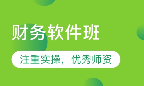 财务软件班