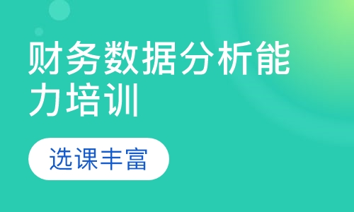 财务数据分析能力培训