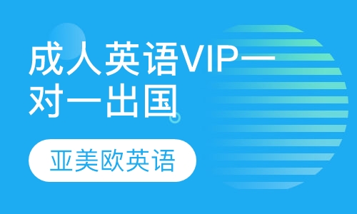 成人英语VIP一对一出国