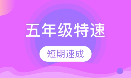 五年级特速班