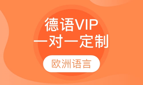 德语VIP一对一定制课程