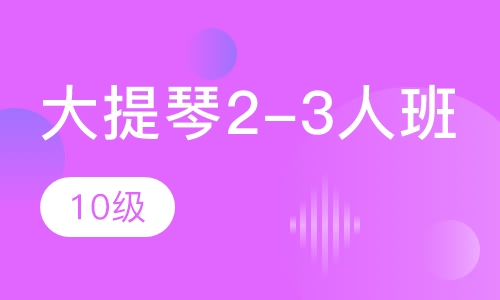 大提琴2-3人班  10级