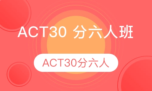 ACT 30分六人班