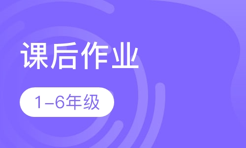 小学（1-6年级）课后作业同步辅导