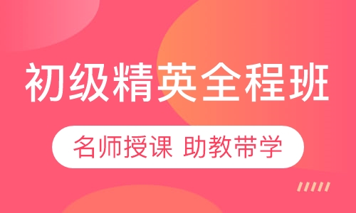 初级会计职称精英全程班