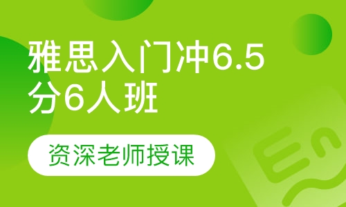 雅思入门冲6.5分6人班