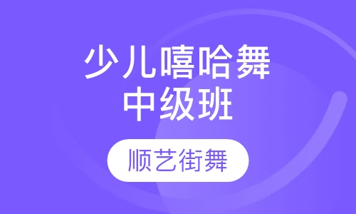 少儿嘻哈舞中级班