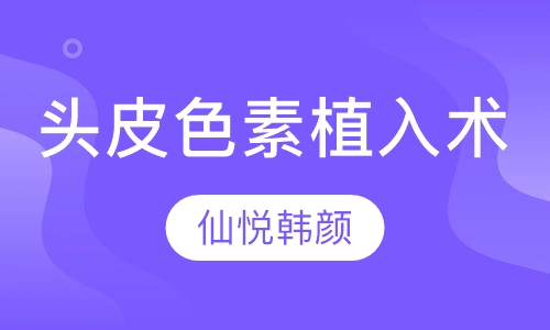 头皮色素植入术