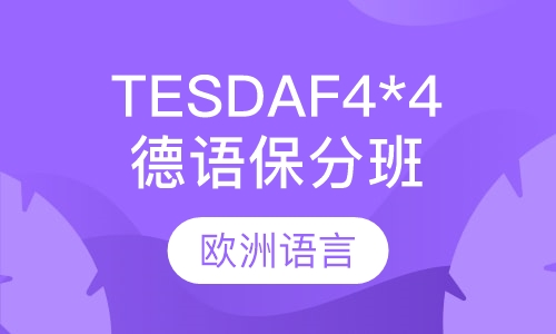 德语TESDAF 4*4保分班