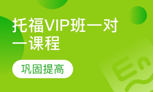 托福VIP班一对一课程