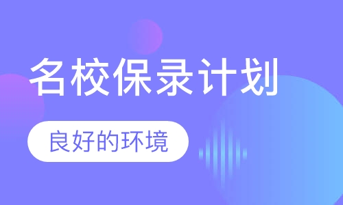 名校保录计划