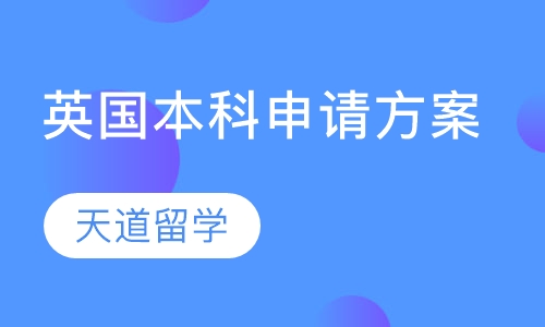英国本科申请方案