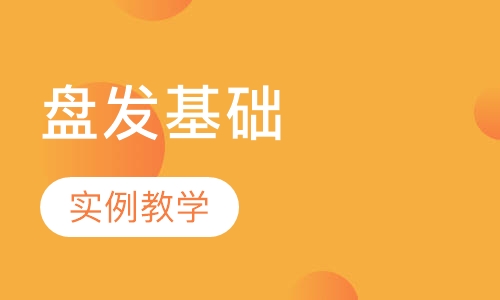 盘发基础造型课程