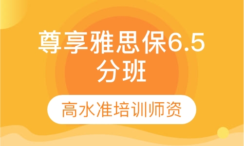 尊享雅思保6.5分班