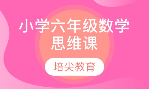 小学六年级数学思维课