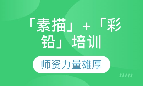 「素描」+「彩铅」8节系统课程