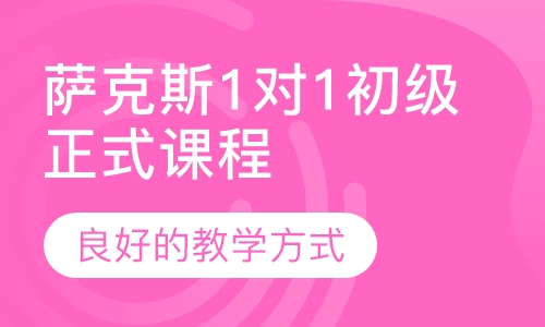 萨克斯1对1初级正式课程