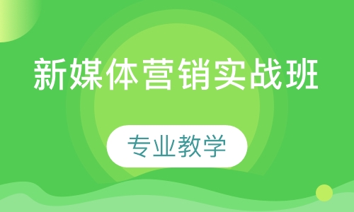 新媒体营销实战班